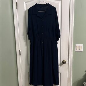 BloomChic 18/20 Navy Maxi Dress